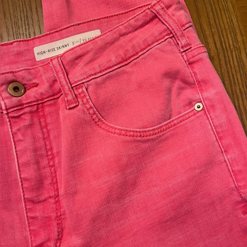 Pilcro and the Letterpress by Anthropologie High-Rise Skinny Ankle Jeans Size 32